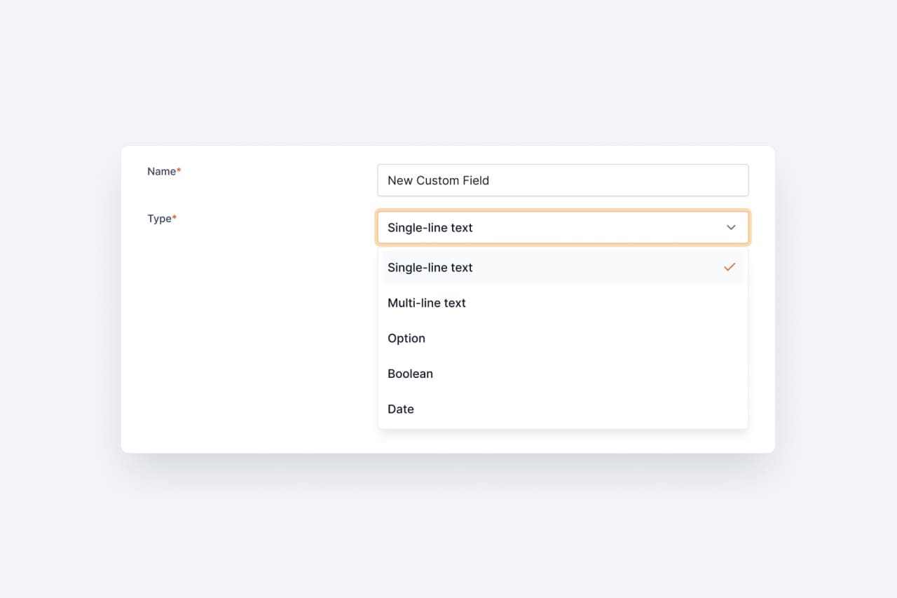 Introducing custom fields
