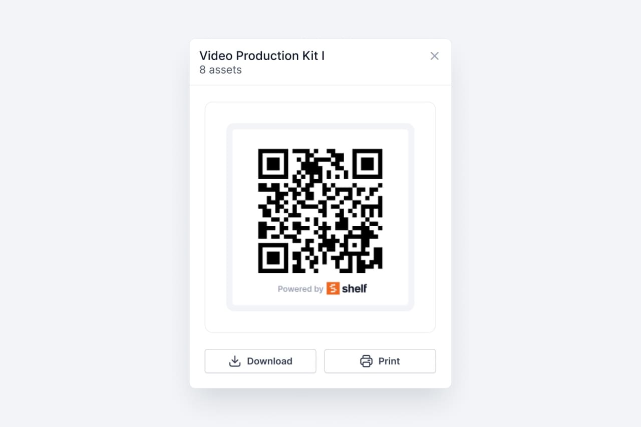 Introducing QR codes for Kits